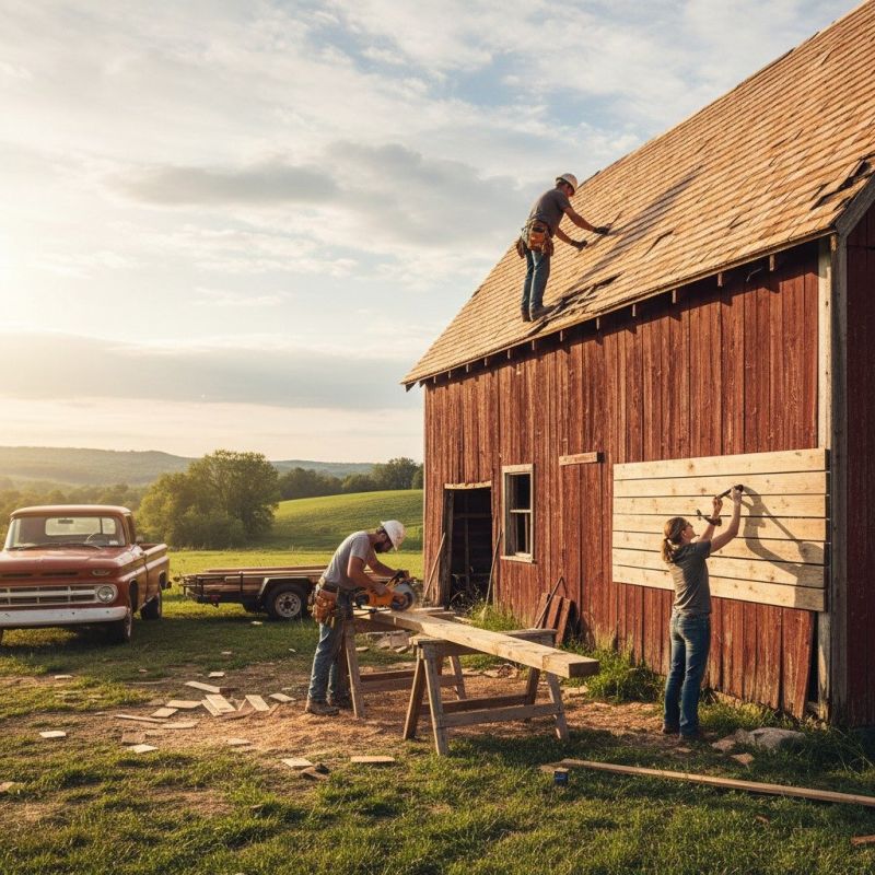 Barn Siding Repair in Wilmington, NC