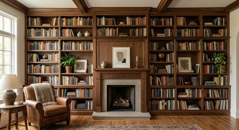 Fireplace Shelves Installation in Greensboro, NC