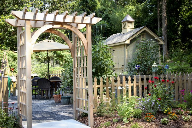 Lattice Arbor Installation in Wilmington, NC