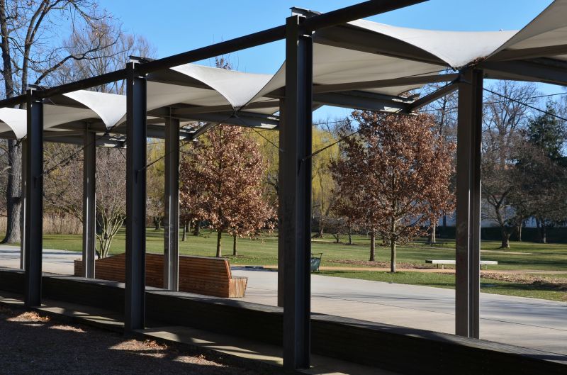 Modern Metal Pergola