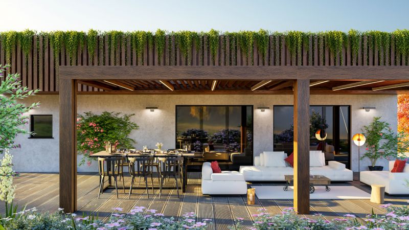 Elegant Wooden Pergola