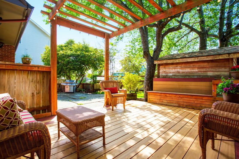 Wood Pergola Installation in Wilmington, NC